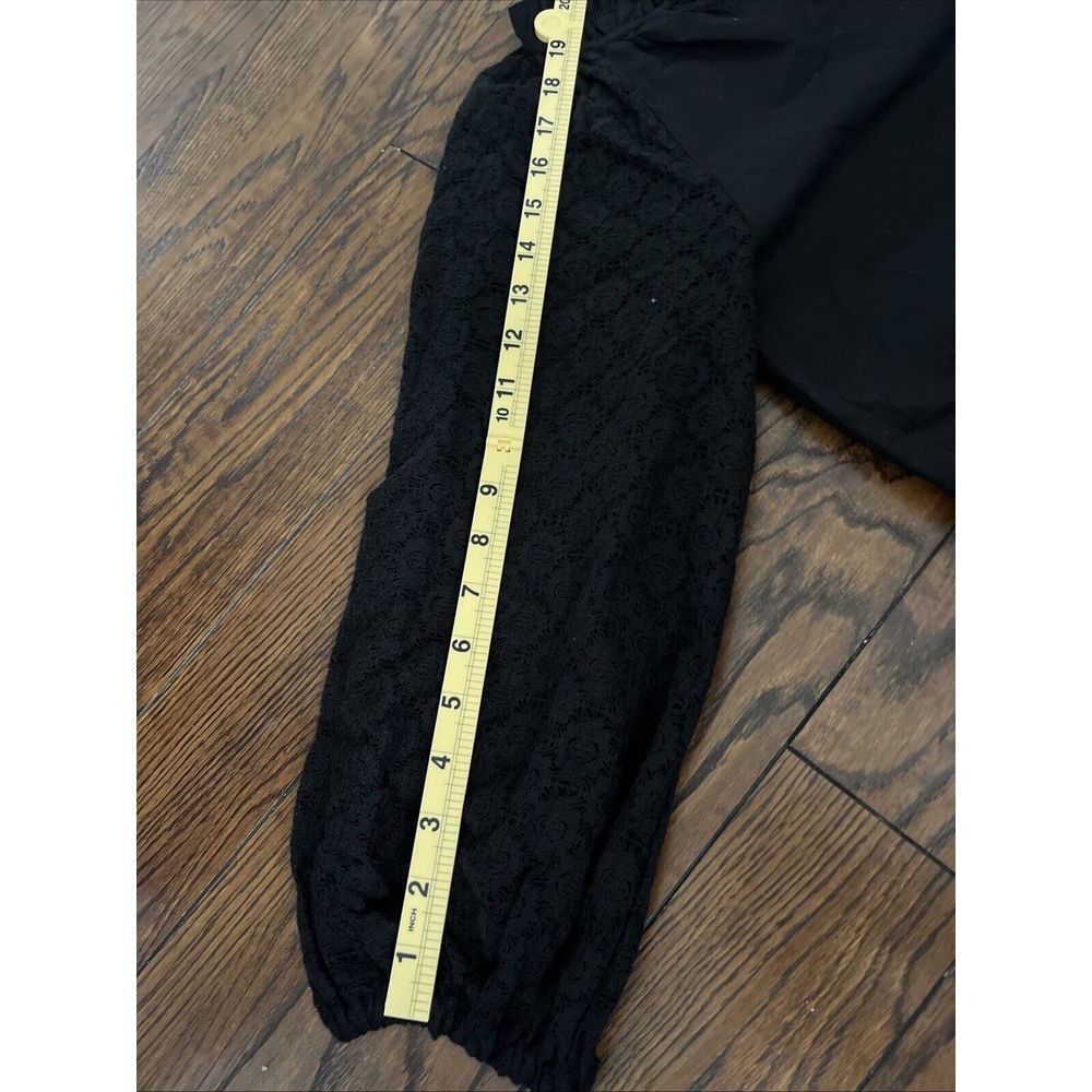 gap balloon lace Black Long sleeve tunic dress XS - Picture 13 of 13